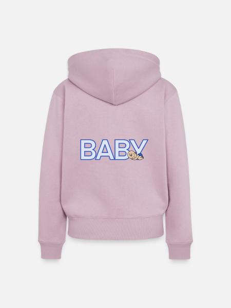 Baby junge - Frauen Premium Bio Zip Hoodie - Altrosa
