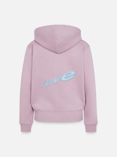 Love - Frauen Premium Bio Zip Hoodie - Altrosa