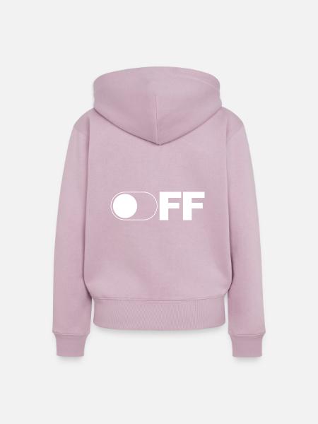 OFF - Frauen Premium Bio Zip Hoodie - Altrosa