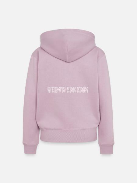 Heimwerkerin - Frauen Premium Bio Zip Hoodie - Altrosa