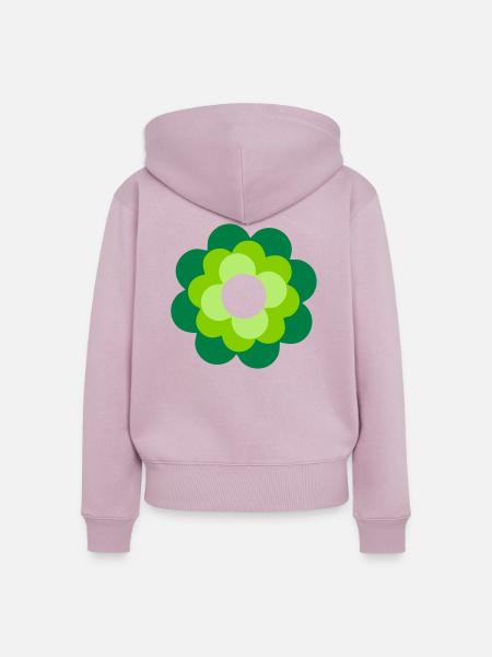 Flower one - Frauen Premium Bio Zip Hoodie - Altrosa