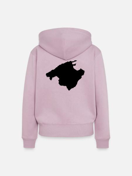 Mallorca - Frauen Premium Bio Zip Hoodie - Altrosa