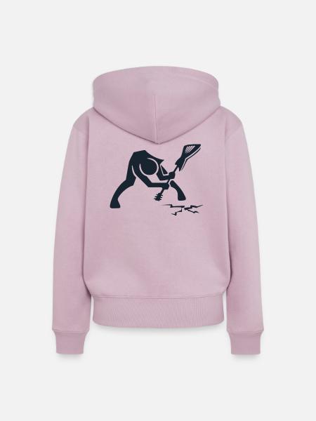 Rock Star - Frauen Premium Bio Zip Hoodie - Altrosa