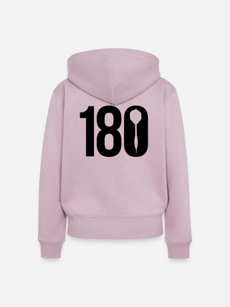 180 - Frauen Premium Bio Zip Hoodie - Altrosa