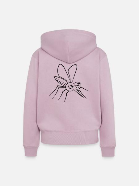 Mücke insekt - Frauen Premium Bio Zip Hoodie - Altrosa