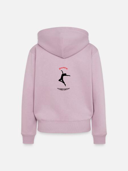 Dance - Frauen Premium Bio Zip Hoodie - Altrosa