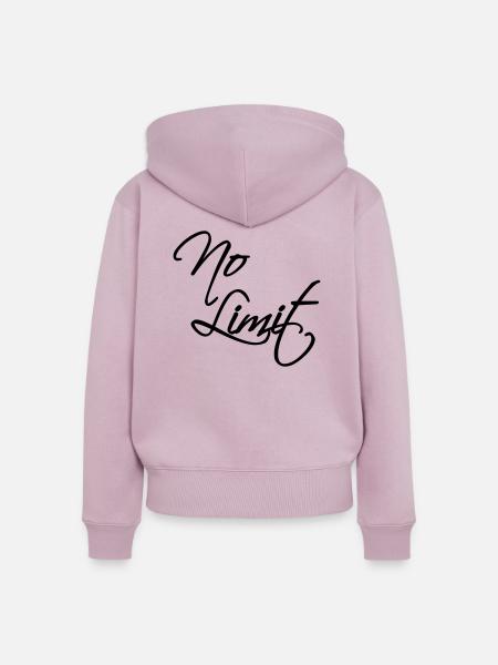 No Limit - Frauen Premium Bio Zip Hoodie - Altrosa
