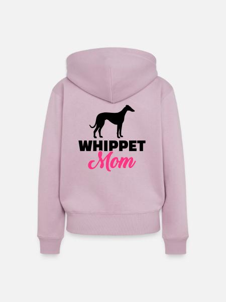 Whippet - Frauen Premium Bio Zip Hoodie - Altrosa