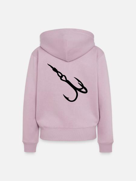 (drillingshaken) - Frauen Premium Bio Zip Hoodie - Altrosa