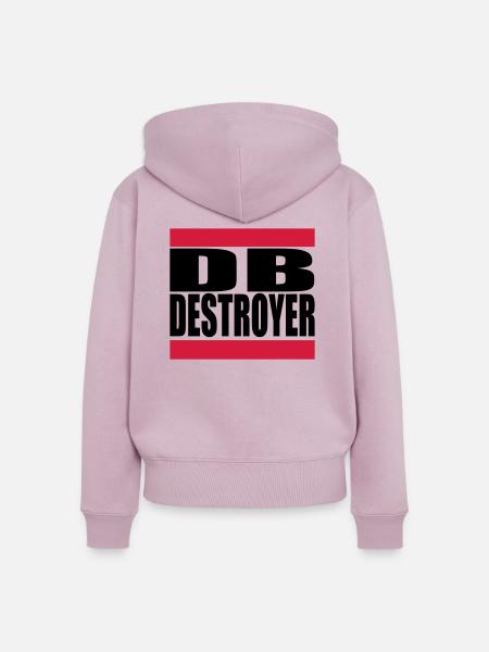 db - Frauen Premium Bio Zip Hoodie - Altrosa