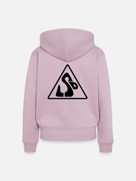 LSD Snake__V004 - Frauen Premium Bio Zip Hoodie - Altrosa