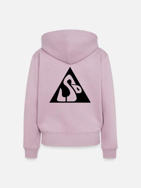 LSD Snake__V002 - Frauen Premium Bio Zip Hoodie - Altrosa