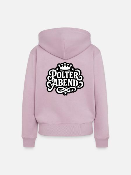 Polter Abend - Frauen Premium Bio Zip Hoodie - Altrosa