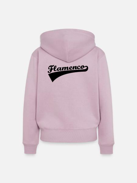Flamenco - Frauen Premium Bio Zip Hoodie - Altrosa