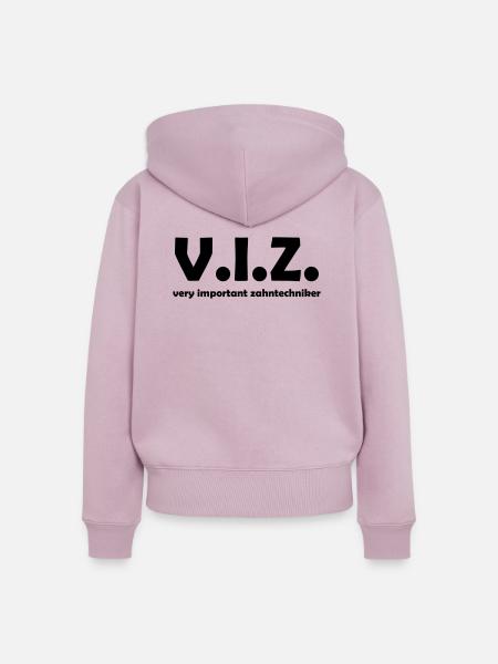zahntechniker - Frauen Premium Bio Zip Hoodie - Altrosa