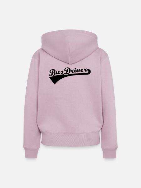 Busfahrer - Frauen Premium Bio Zip Hoodie - Altrosa