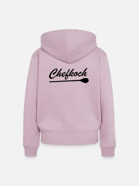Chefkoch - Frauen Premium Bio Zip Hoodie - Altrosa