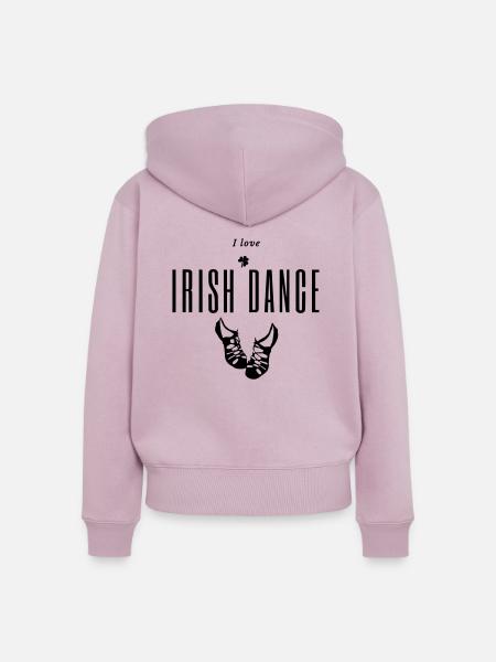 irish love 2 - Frauen Premium Bio Zip Hoodie - Altrosa