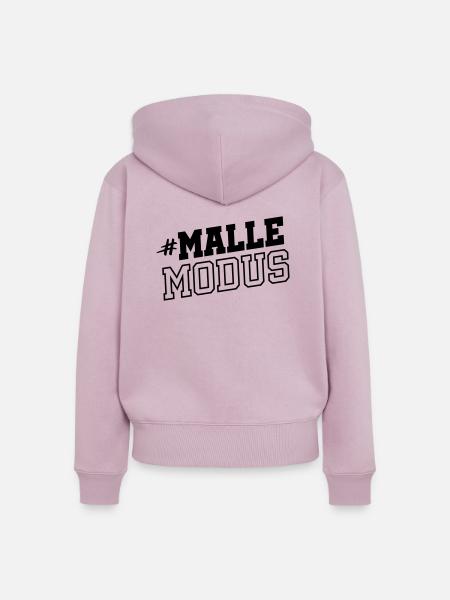 malle modus design - Frauen Premium Bio Zip Hoodie - Altrosa
