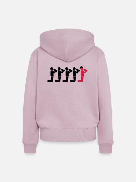 Five men - Frauen Premium Bio Zip Hoodie - Altrosa