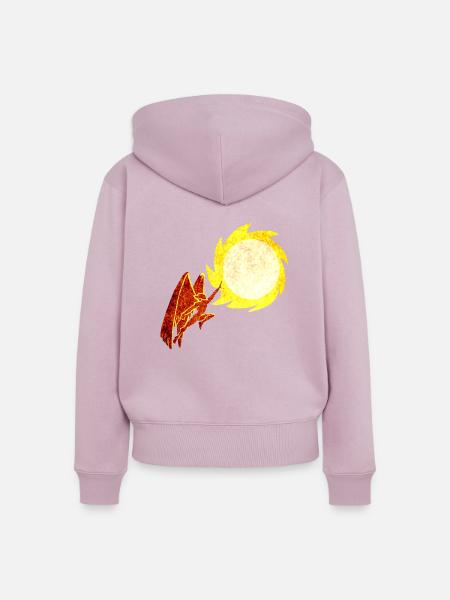 Icarus2 - Frauen Premium Bio Zip Hoodie - Altrosa