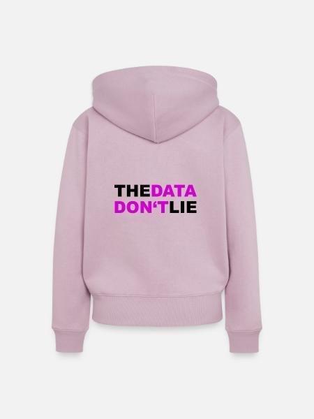 Data Datenschutz DSGVO Geschenk - Frauen Premium Bio Zip Hoodie - Altrosa