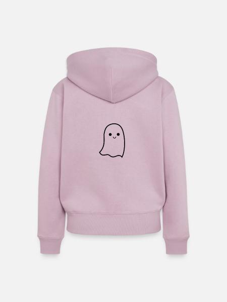 Kleiner Geist - Frauen Premium Bio Zip Hoodie - Altrosa