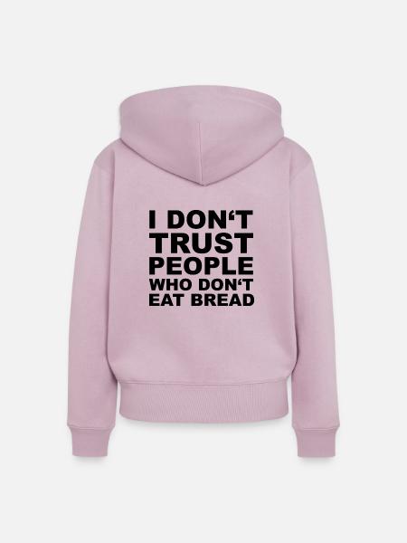 Bread - Frauen Premium Bio Zip Hoodie - Altrosa