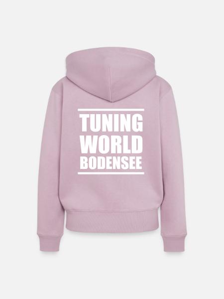 Tuning World Bodensee Tuner Auto Treffen - Frauen Premium Bio Zip Hoodie - Altrosa