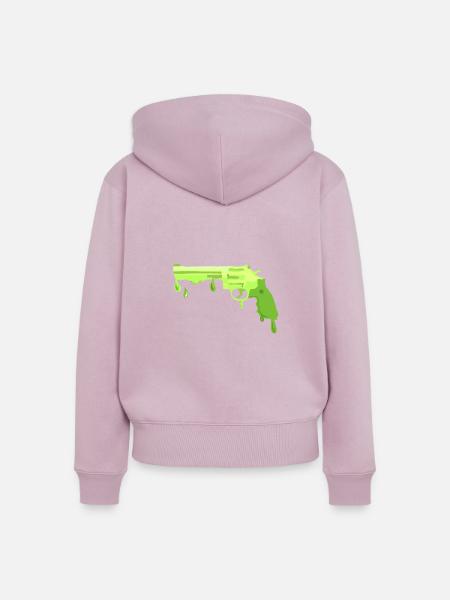 DripDrop Revolver - Frauen Premium Bio Zip Hoodie - Altrosa
