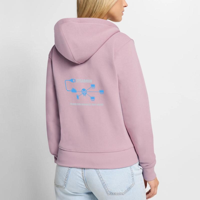 Sysadmin Programming Computer Science Gift Women's Premium Organic Zip Hoodie