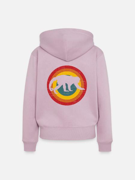 Affe - Frauen Premium Bio Zip Hoodie - Altrosa