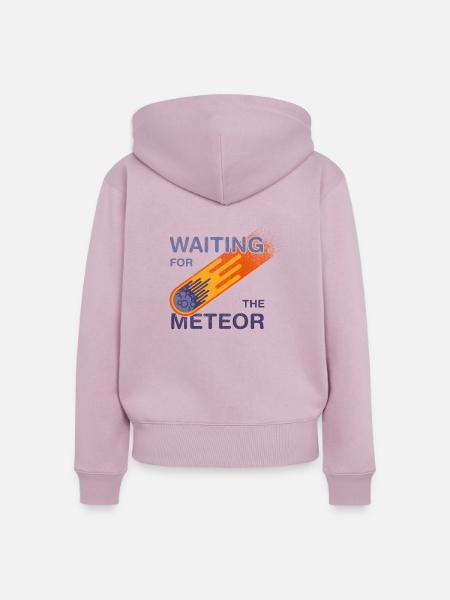 Warten auf den Meteor - Frauen Premium Bio Zip Hoodie - Altrosa
