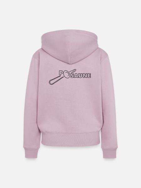 posaune - Frauen Premium Bio Zip Hoodie - Altrosa
