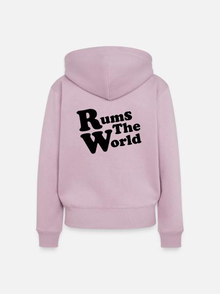 rums - Frauen Premium Bio Zip Hoodie - Altrosa