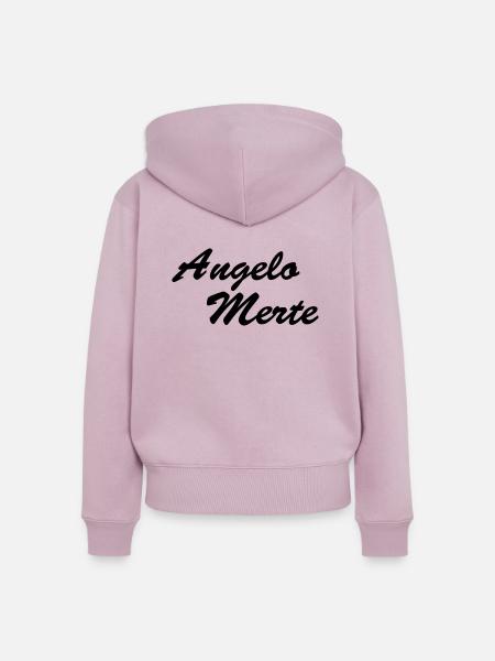 Original Angelo Merte - Frauen Premium Bio Zip Hoodie - Altrosa