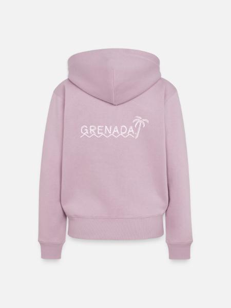 Grenada - Frauen Premium Bio Zip Hoodie - Altrosa