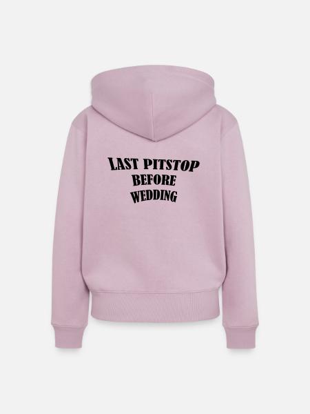 last_pitstop - Frauen Premium Bio Zip Hoodie - Altrosa