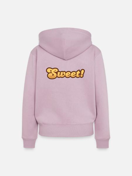 Süßes - Frauen Premium Bio Zip Hoodie - Altrosa
