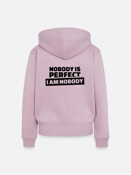 Perfekt - Frauen Premium Bio Zip Hoodie - Altrosa