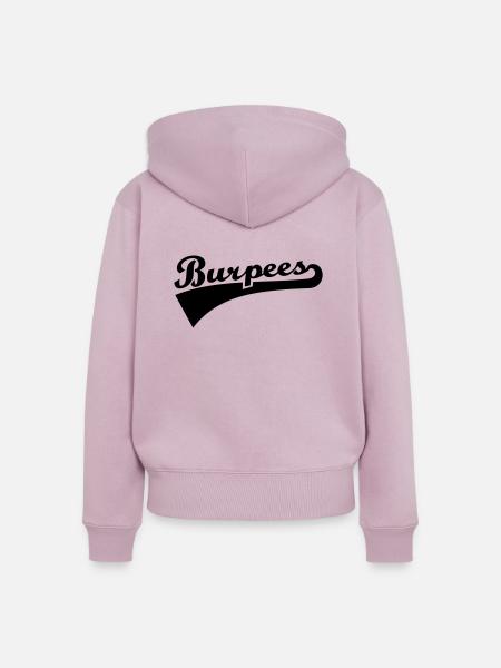Burpees - Frauen Premium Bio Zip Hoodie - Altrosa
