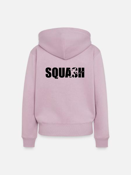Squash - Frauen Premium Bio Zip Hoodie - Altrosa