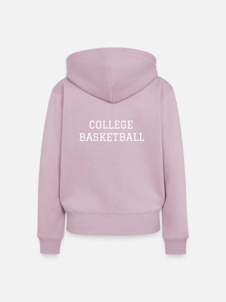 College basketball - Frauen Premium Bio Zip Hoodie - Altrosa