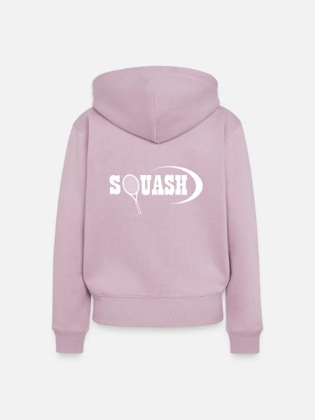 Squash - Frauen Premium Bio Zip Hoodie - Altrosa