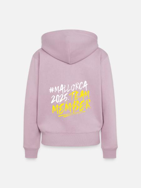 Mallorca 2025 Team - Frauen Premium Bio Zip Hoodie - Altrosa