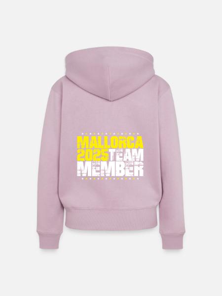 Mallorca 2025 Team - Frauen Premium Bio Zip Hoodie - Altrosa