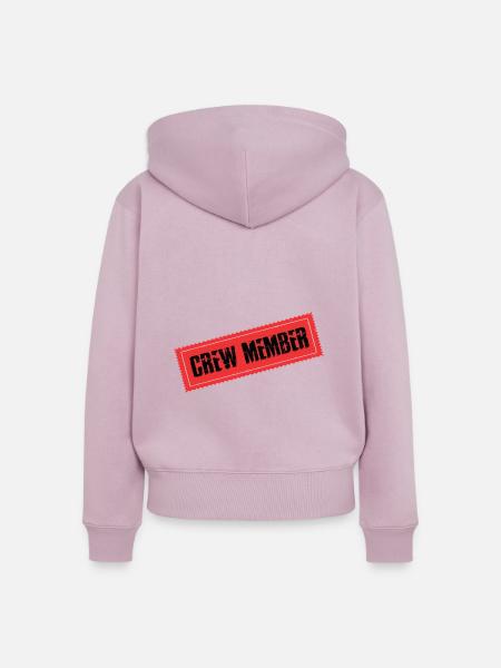 Crew Mitglied - Frauen Premium Bio Zip Hoodie - Altrosa