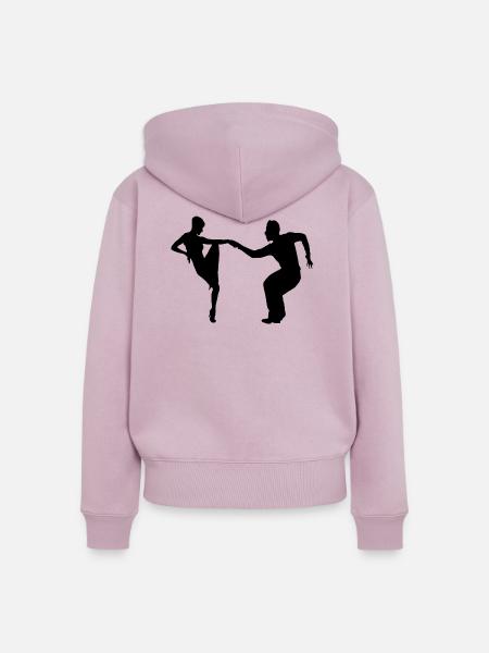 Salsa - Frauen Premium Bio Zip Hoodie - Altrosa