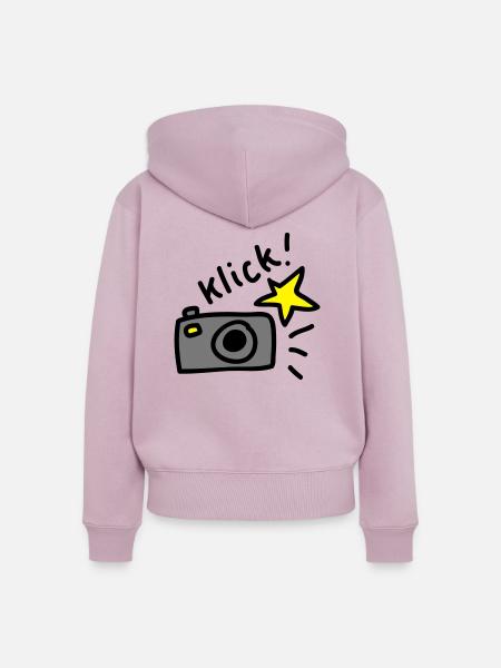 klick! Foto 3 - Frauen Premium Bio Zip Hoodie - Altrosa