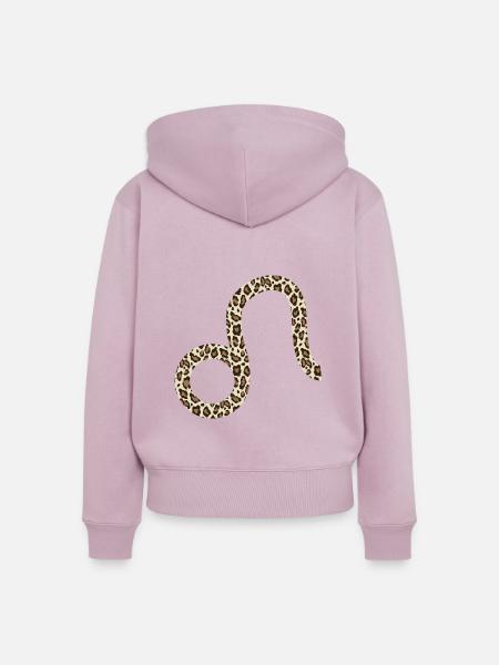 Sternzeichen Löwe - Frauen Premium Bio Zip Hoodie - Altrosa